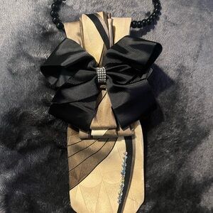 Elegant Black and Gold Women's Accessory